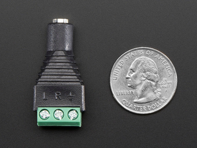 3.5mm (1/8") Stereo Audio Jack Terminal Block
