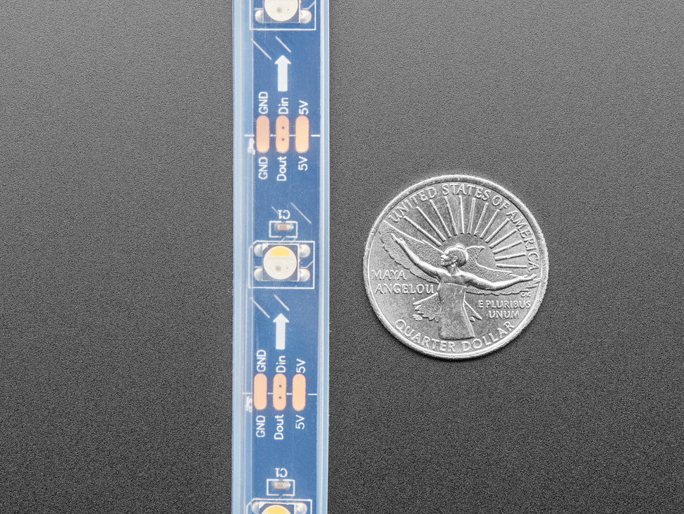 Adafruit NeoPixel Digital RGBW LED Strip - Black PCB 30 LED/m 5m