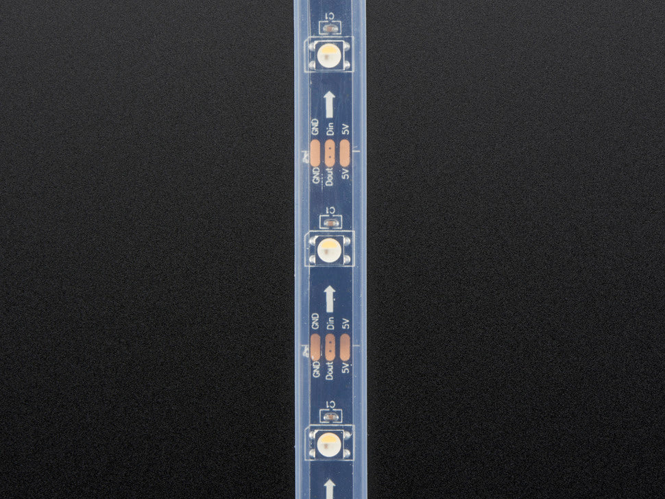 Adafruit NeoPixel Digital RGBW LED Strip - Black PCB 30 LED/m 3m