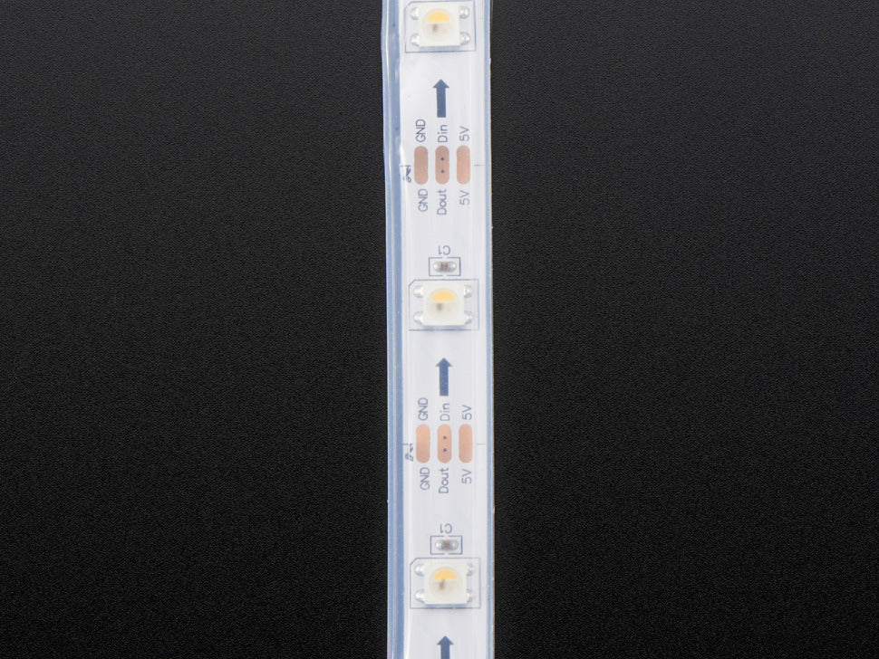 Adafruit NeoPixel Digital RGBW LED Strip - White PCB 30 LED/m 3m