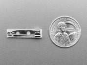 Silver Pin Back with Foam Adhesive