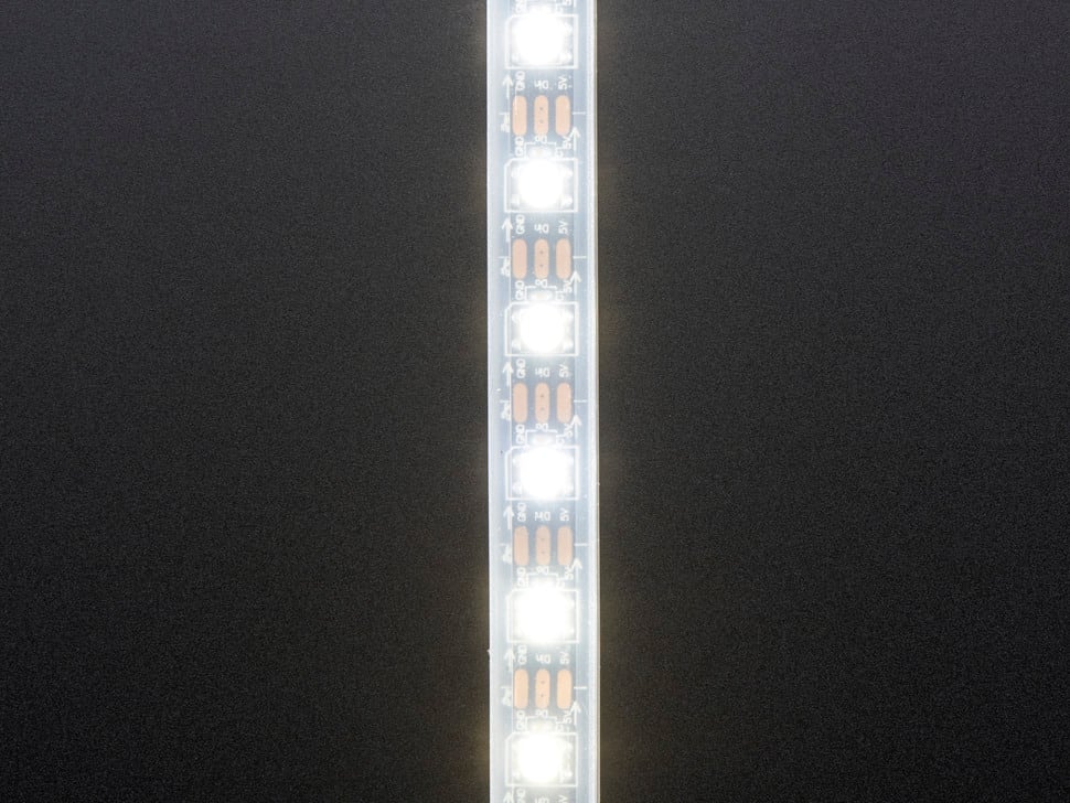 Adafruit NeoPixel Digital RGBW LED Strip - Black PCB 60 LED/m 1m
