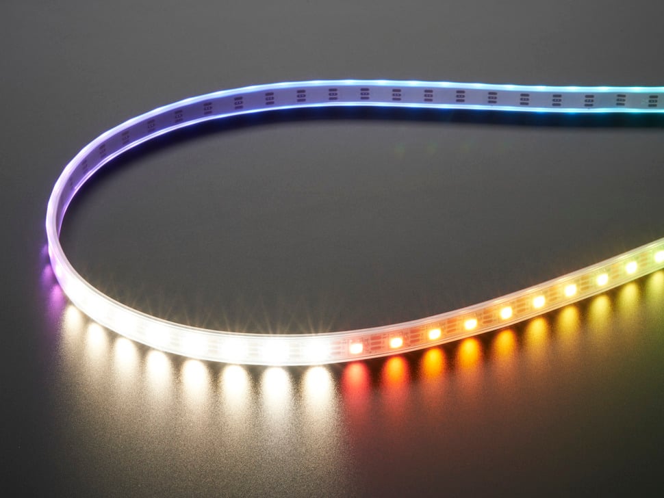 Adafruit NeoPixel Digital RGBW LED Strip - White PCB 60 LED/m