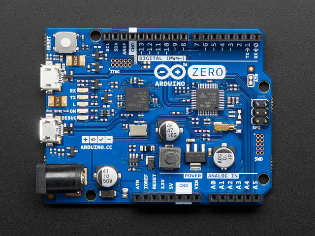 Arduino Zero - 32 bit Cortex M0 Arduino with Debug Interface