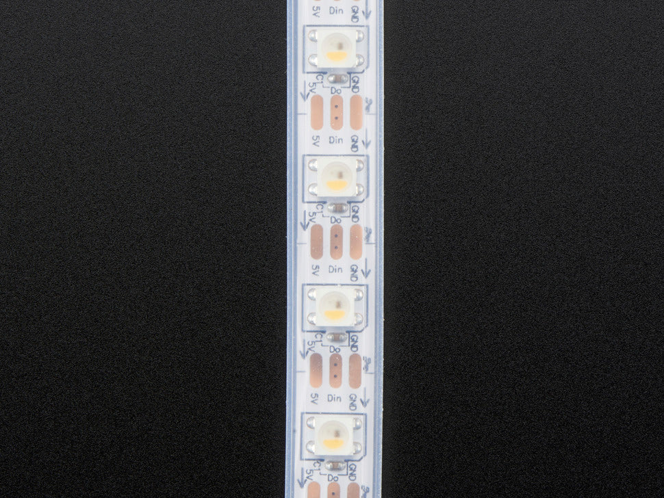 Adafruit NeoPixel Digital RGBW LED Strip - White PCB 60 LED/m 2m