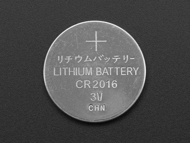 CR2016 Lithium Coin Cell Battery