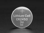 CR2450 Lithium Coin Cell Battery
