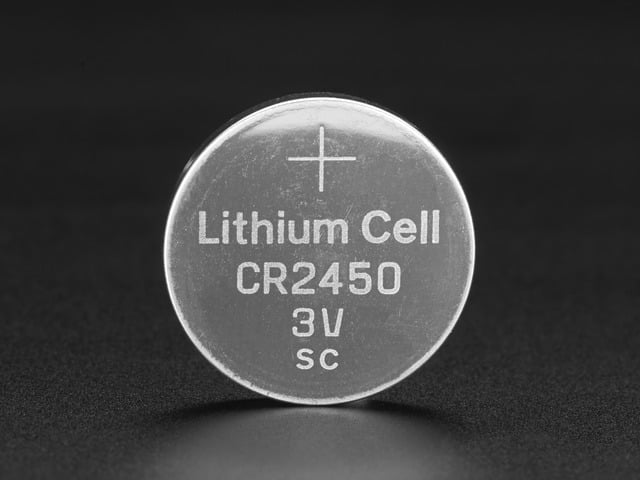 CR2450 Lithium Coin Cell Battery