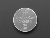 CR2450 Lithium Coin Cell Battery