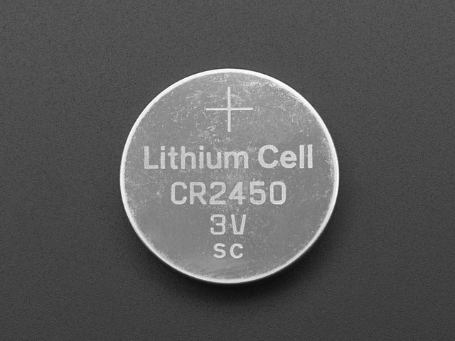 CR2450 Lithium Coin Cell Battery