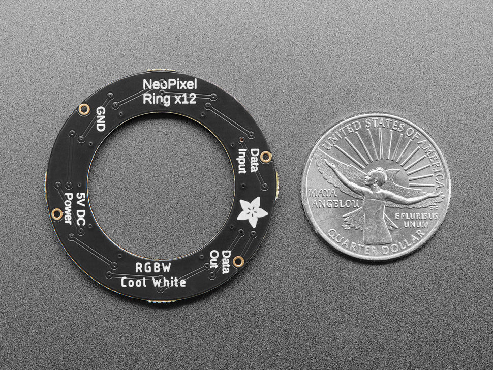NeoPixel Ring - 12 x 5050 RGBW LEDs w/ Integrated Drivers