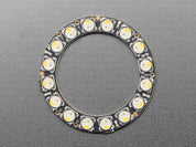NeoPixel Ring - 16 x 5050 RGBW LEDs w/ Integrated Drivers