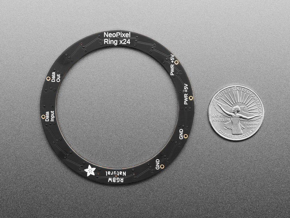 NeoPixel Ring - 24 x 5050 RGBW LEDs w/ Integrated Drivers