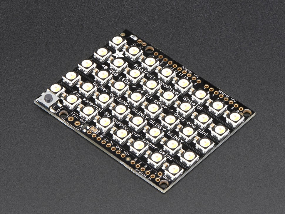 Adafruit NeoPixel Shield - 40 RGBW - Warm White