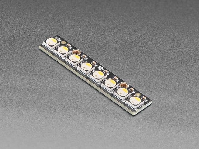 NeoPixel Stick - 8 x 5050 RGBW LEDs - Natural White - ~4500K