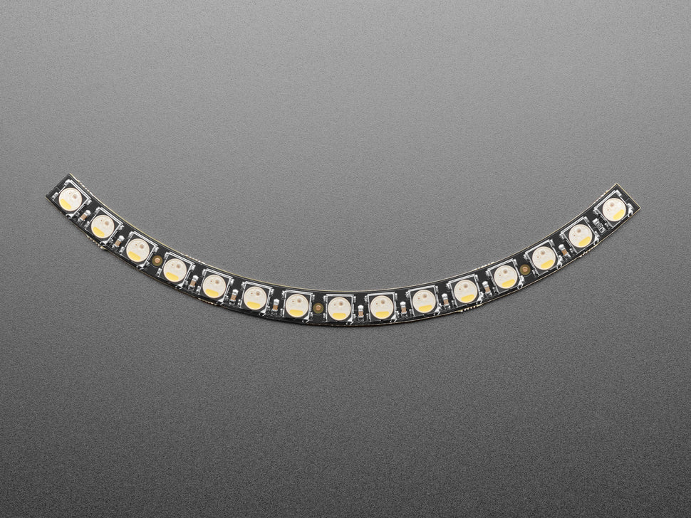 NeoPixel 1/4 60 Ring - 5050 RGBW LED w/ Integrated Drivers