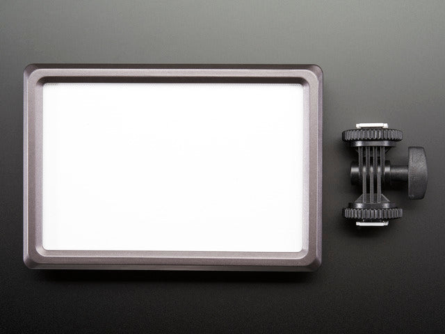 Camera-Mount LED Photography Light - CIE Ra 95 - 3200K to 5600K