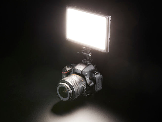 Camera-Mount LED Photography Light - CIE Ra 95 - 3200K to 5600K