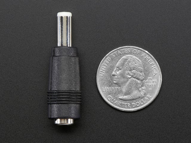 2.1mm to 2.5mm DC Barrel Plug Adapter