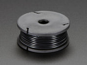 Solid-Core Wire Spool - 25ft - 22AWG - Black