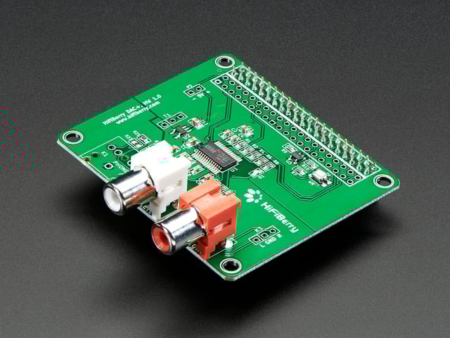 HiFiBerry DAC+ HAT - Standard RCA