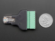 Ethernet RJ45 Male Plug Terminal Block