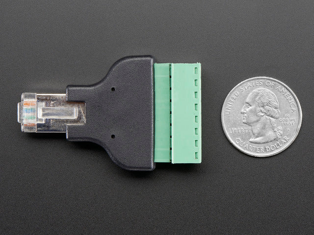 Ethernet RJ45 Male Plug Terminal Block