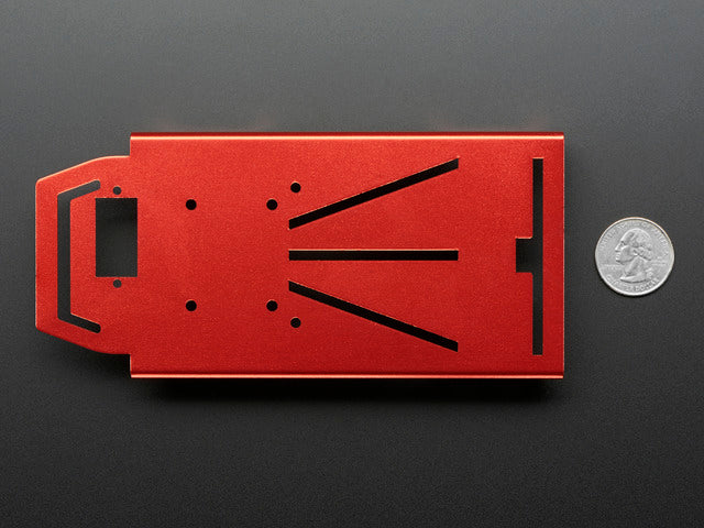 Anodized Aluminum Metal Chasis for a Mini Robot Rover
