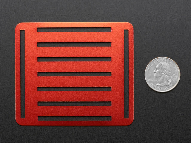 Top Metal Plate for a Mini Robot Rover Chassis
