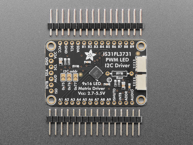 Adafruit 16x9 Charlieplexed PWM LED Matrix Driver - IS31FL3731