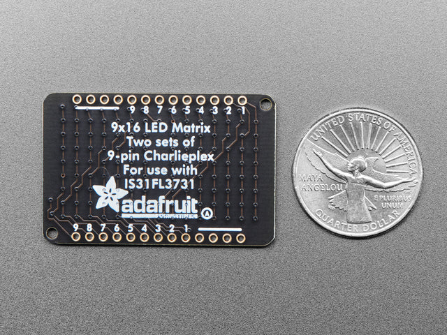 LED Charlieplexed Matrix - 9x16 LEDs - Cool White