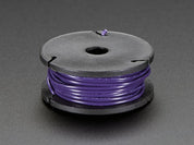 Solid-Core Wire Spool - 25ft - 22AWG - Violet