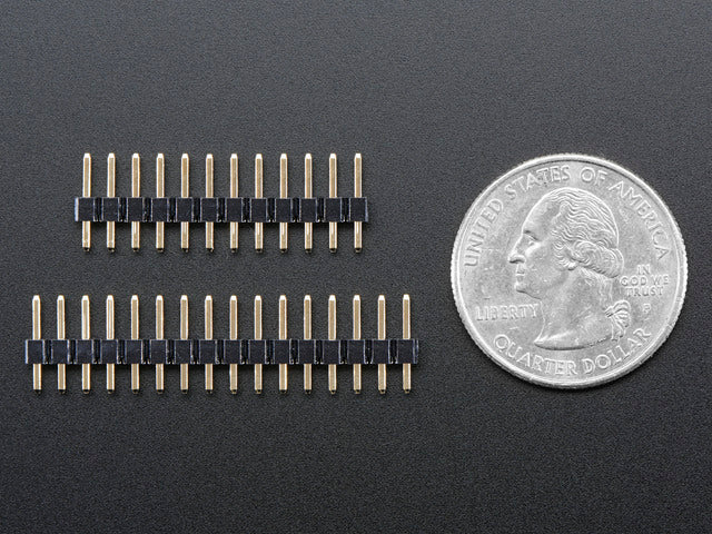 Short Feather Male Headers - 12-pin and 16-pin Male Header Set