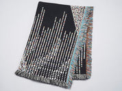 Glitch Textiles Dark Code Throw