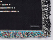 Glitch Textiles Dark Code Throw