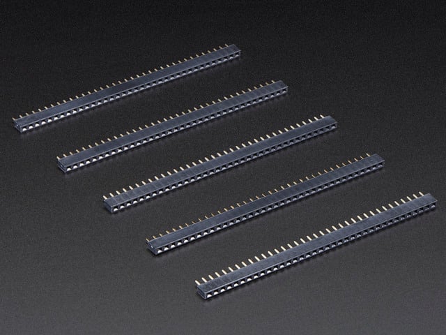 36-pin 0.1" Short Female Header - Pack of 5