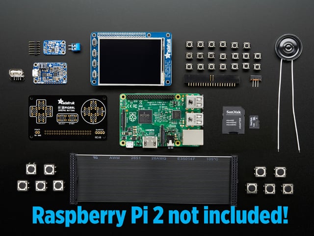 PiGRRL 2.0 Kit Pack - Build your own Pi Game Emulator!