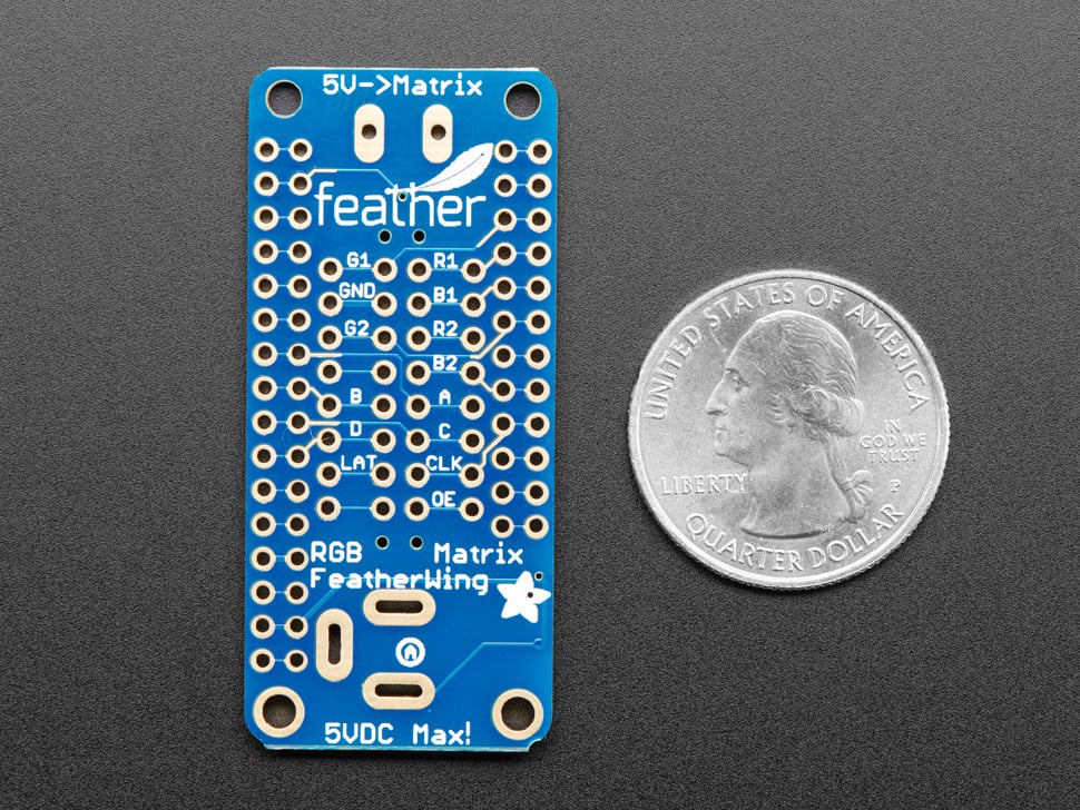 Adafruit RGB Matrix Featherwing Kit