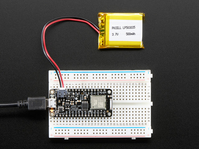 Adafruit WICED WiFi Feather - STM32F205 with Cypress WICED WiFi