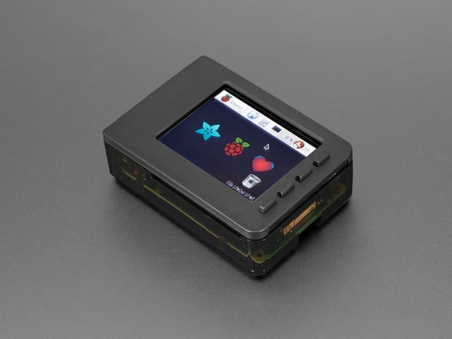 Pi Model B+ / Pi 2 / Pi 3 - Case Base and Faceplate Pack - Black