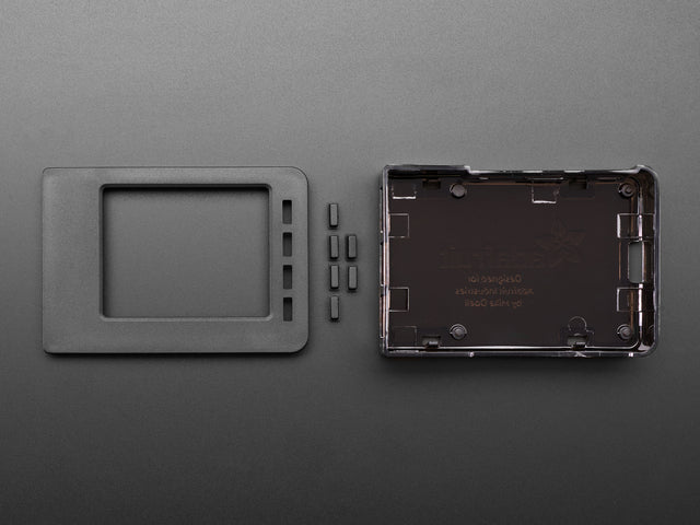 Pi Model B+ / Pi 2 / Pi 3 - Case Base and Faceplate Pack - Black