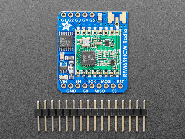 Adafruit RFM69HCW Transceiver Radio Breakout - 868 or 915 MHz