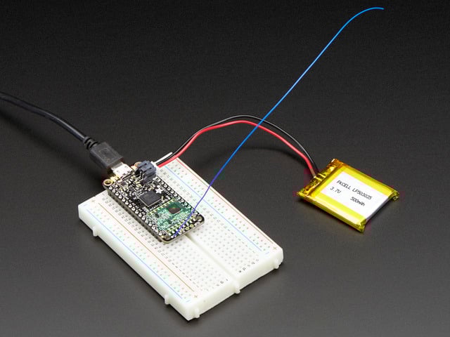 Adafruit Feather 32u4 with RFM69HCW Packet Radio - 433MHz