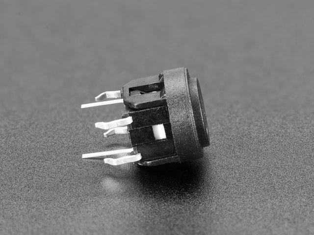 Mini Illuminated Momentary Pushbutton - Blue Power Symbol