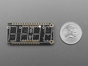 Adafruit 0.56" 4-Digit 7-Segment FeatherWing Display - Blue