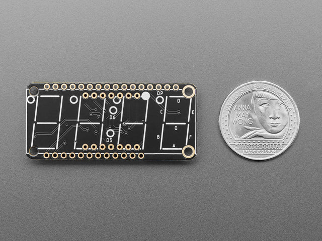 Adafruit 0.56" 4-Digit 7-Segment FeatherWing Display - Blue