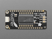 Adafruit 0.56" 4-Digit 7-Segment FeatherWing Display - Blue
