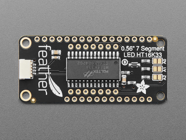 Adafruit 0.56" 4-Digit 7-Segment FeatherWing Display - Red
