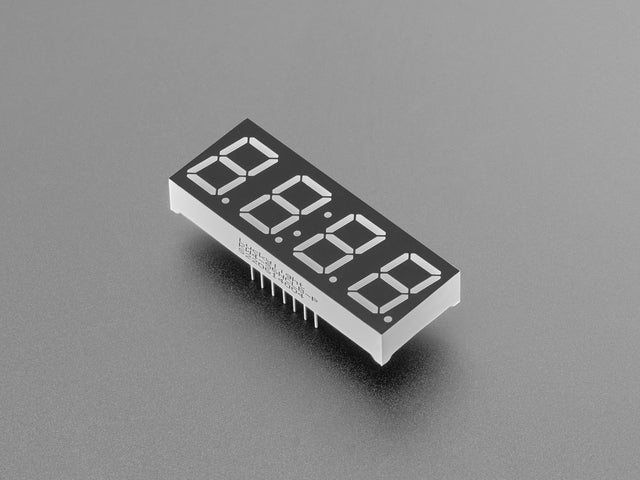 Adafruit 0.56" 4-Digit 7-Segment FeatherWing Display - Red