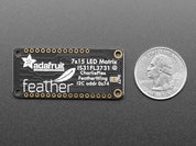 Adafruit 15x7 CharliePlex LED Matrix Display FeatherWing Yellow